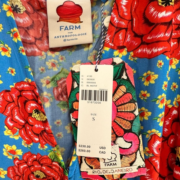 NWT Farm Rio Susanne Maxi Wrap Dress - Picture 4 of 4